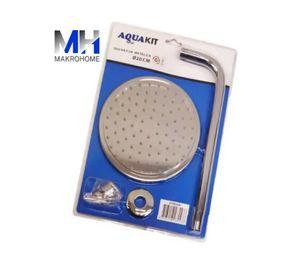 Ducha Lluvia Metalica 20cm + Brazo 40cm Lujo Y Durabilidad