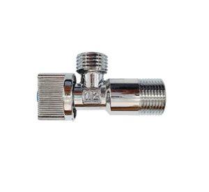 Llave Angular He-he 1/2 Con Accesorio Pared Taumm