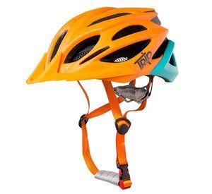Casco Bicicleta MTB Trip Delirium Orange/Blue