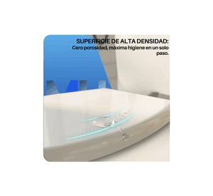 Tapa Asiento Wc Madera Elongado Hessen Taumm Cierre Suave
