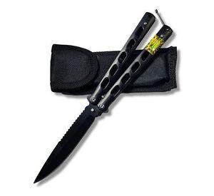 Navaja Mariposa Black Reef Con Funda AL62