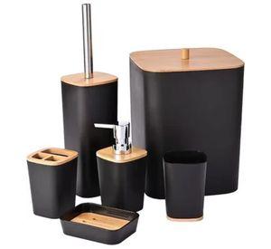 Juego Accesorios Set De Baño 6 Piezas Inoxidable Cepillo Wc