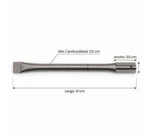 Quemador Tubular Universal 41 x 3 5 x 2 5 cm American Grill