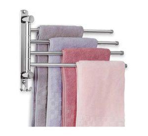 Colgador De Toalla Acero Inoxidable 4 Brazos 180 G