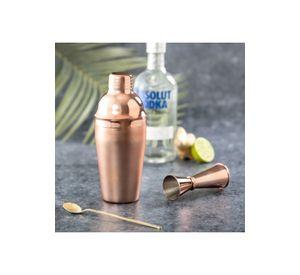 Coctelera Mezcladora Tragos Acero Inoxidable Hamberly 550 ML Cobre