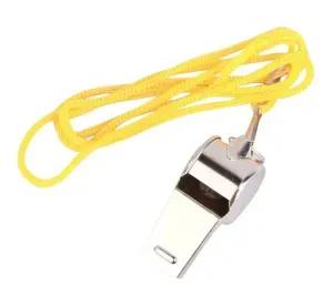 Silbato Metálico Con Cuerda Pito Deporte, Protesta, Juegos