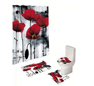 PACK DE 4 PIEZAS PARA BAÑO CON ESTAMPADO 19