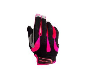 GUANTE LARGO BEST MUJER NEGRO/FUCSIA TALLA M