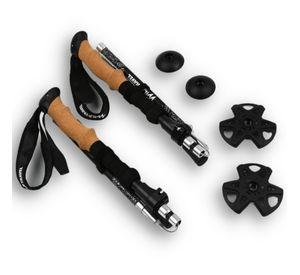 Bastones De Trekking 2 Unidades Par Plegable Aluminio 7075