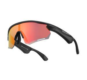Lentes de ciclismo bluetooth polarizado TAC Rockbros SP251 - polarizado rojo