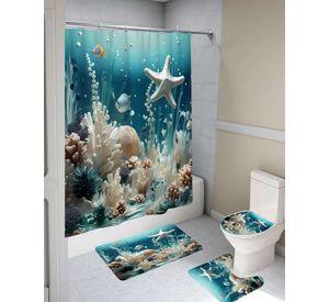 PACK DE 4 PIEZAS PARA BAÑO CON ESTAMPADO 18
