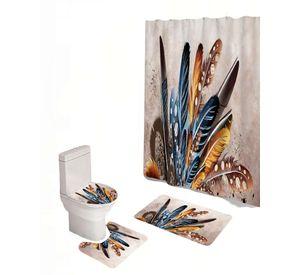 PACK DE 4 PIEZAS PARA BAÑO CON ESTAMPADO 24
