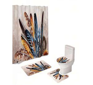 PACK DE 4 PIEZAS PARA BAÑO CON ESTAMPADO 24