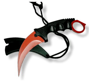 Cuchillo Navaja Karambit strike RED AN76