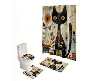 PACK DE 4 PIEZAS PARA BAÑO CON ESTAMPADO 4