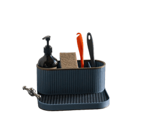 Organización modular de cocina, lavaplatos con desagüe