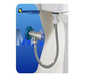 Llave Angular Laton + Flexible Acero Inox 30cm Wc 1/2x15/16