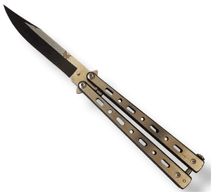 Cuchillo Navaja Mariposa Dragoon Steel / funda AM91
