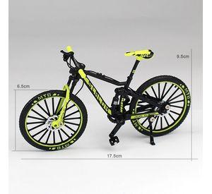 Bicicleta Escala Miniatura1.10 MTB Negro/Verde