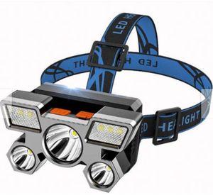 Linterna Frontal Led Zoom 5 Luces Recargable