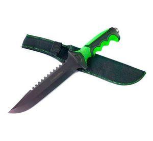 Cuchillo Supervivencia Black Blade Acero Inoxidable 440 AG58