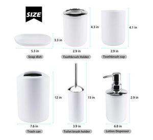 Set De Accesorios Para Baño - 6 Piezas - Norplat