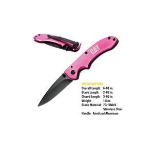 CUCHILLO NAVAJA PLEGABLE CAT 980060 PUNTA CURVA
