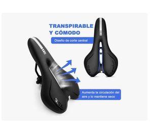 Sillín Asiento Gel Antiprostático Máxima Comodidad Bicicleta