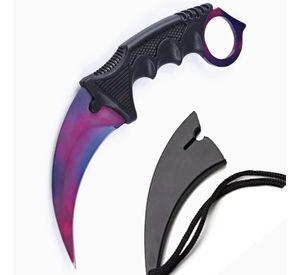 Navaja Tactico Combate Karambit Sky AD45