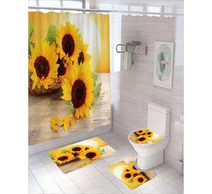 SET DE 4 PIEZAS PARA BAÑO CON ESTAMPADO 17