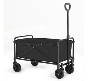 Carro de arrastre Wagon Metalico Negro