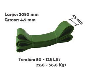 Banda Pull up 45mm Verde Crossfit Calistenia