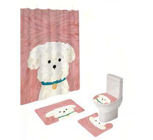 PACK DE 4 PIEZAS PARA BAÑO CON ESTAMPADO 21