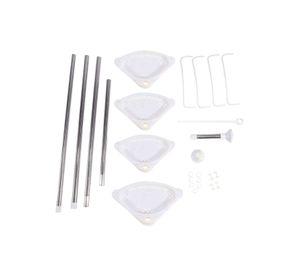 Repisa Organizador Para Ducha Ajustable Blanco