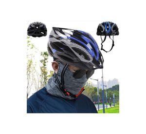 Casco Bicicleta Profesional Full Seguridad Azul