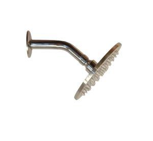 Ducha Fija Metalica 15cm +brazo 15cm Elegancia Y Resistencia