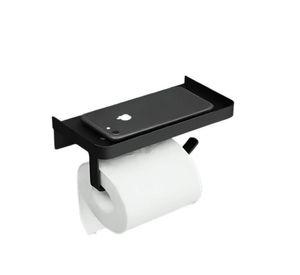 Soporte Papel higiénico y Celular Autoadhesivo de Acero Inoxidable