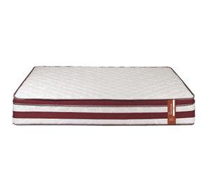 Colchon New Valdivia 2 plazas Burdeo 150x190x28 Cm