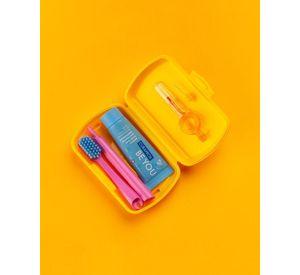 SET DE VIAJE DENTAL AMARILLO