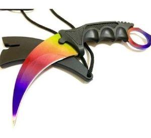 Raimbow Navaja Tactico Karambit Multicolor AD44