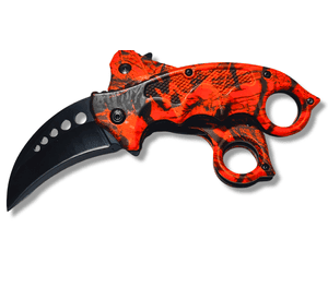Karambit Retractil Rojo Inferno Blood Am22