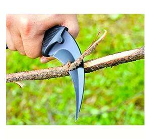 Go Karambit Black Cuchillo De Caza De Acero AA03