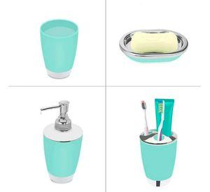 Set Accesorios De Baño 4pzs Portacepillos Jabonera