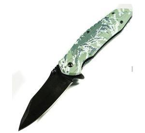 Navaja Cortapluma Pedernal Y Silbato Green Tumb AD68