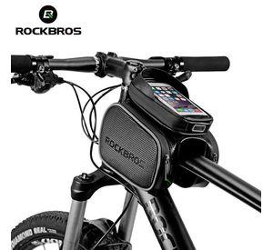 Bolso para bicicleta con soporte para teléfono Rockbros 009-4