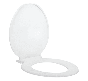 Tapa Wc Plastica Blanca Universal Redonda Fanaloza Color Blanco