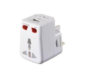 ADAPTADOR DE CORRIENTE UNIVERSAL + 1 PUERTO USB