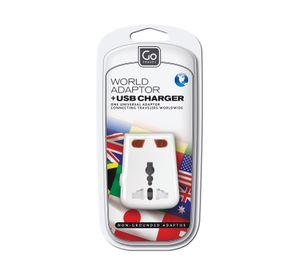 ADAPTADOR DE CORRIENTE UNIVERSAL + 1 PUERTO USB