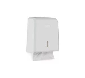 Dispensador para Toalla Interfoliada Corto Blanco Clásico
