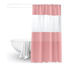 Cortina Baño Ducha 180x200 Rosa